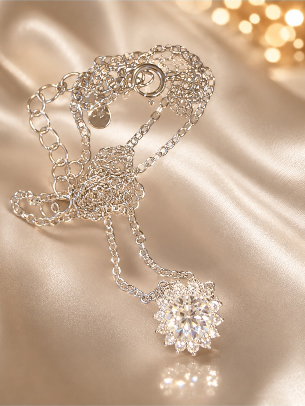 Moissanite 925 3.0ct Necklace (MSRP $499.00)